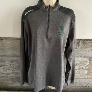 Columbia Michigan State Spartans 1/4 zip pullover Golf size medium